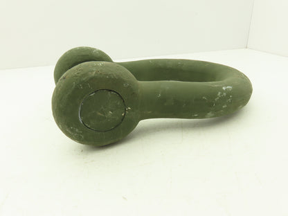 WLL 25T Ton 1-3/4" Steel Anchor Shackle 2" Screw Pin Military Green USA