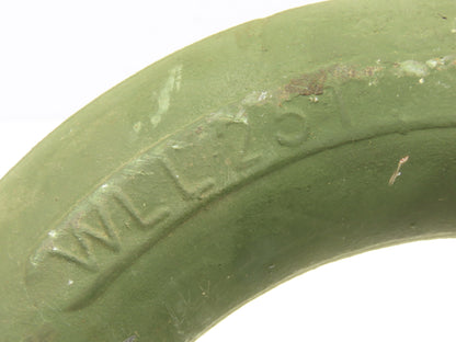WLL 25T Ton 1-3/4" Steel Anchor Shackle 2" Screw Pin Military Green USA