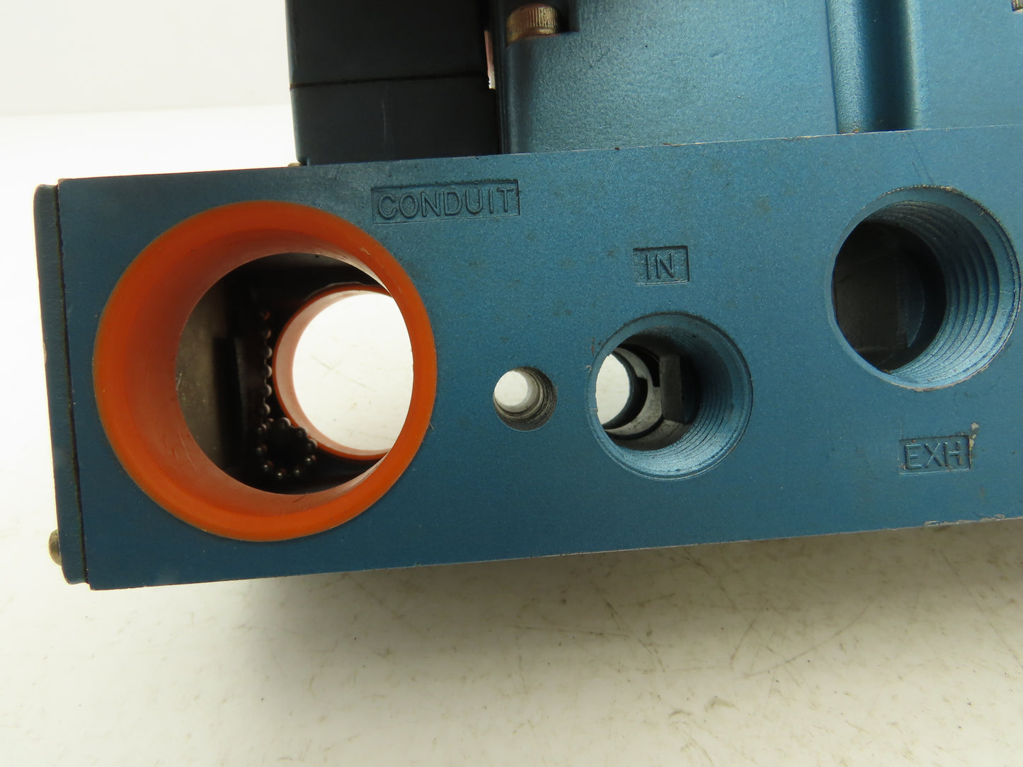 MAC 6222C-000-PM-RA11 Dual Pilot Operated Pneumatic Valve W/Air Pilot Valves
