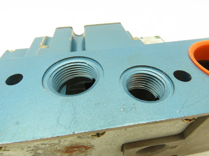 MAC 6222C-000-PM-RA11 Dual Pilot Operated Pneumatic Valve W/Air Pilot Valves