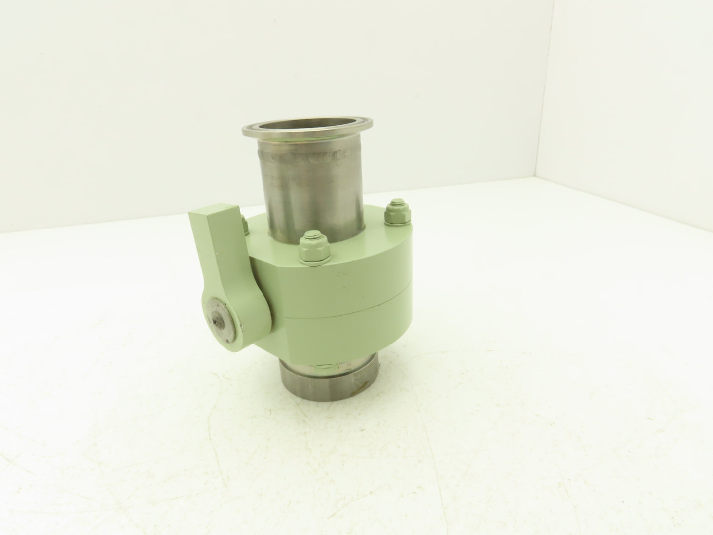 NA NA 2" Butterfly Valve Manuel 2-1/2" Flange & 2-3/8" Smooth Coupler SS Tube