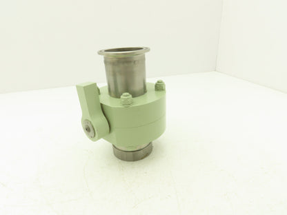 NA NA 2" Butterfly Valve Manuel 2-1/2" Flange & 2-3/8" Smooth Coupler SS Tube