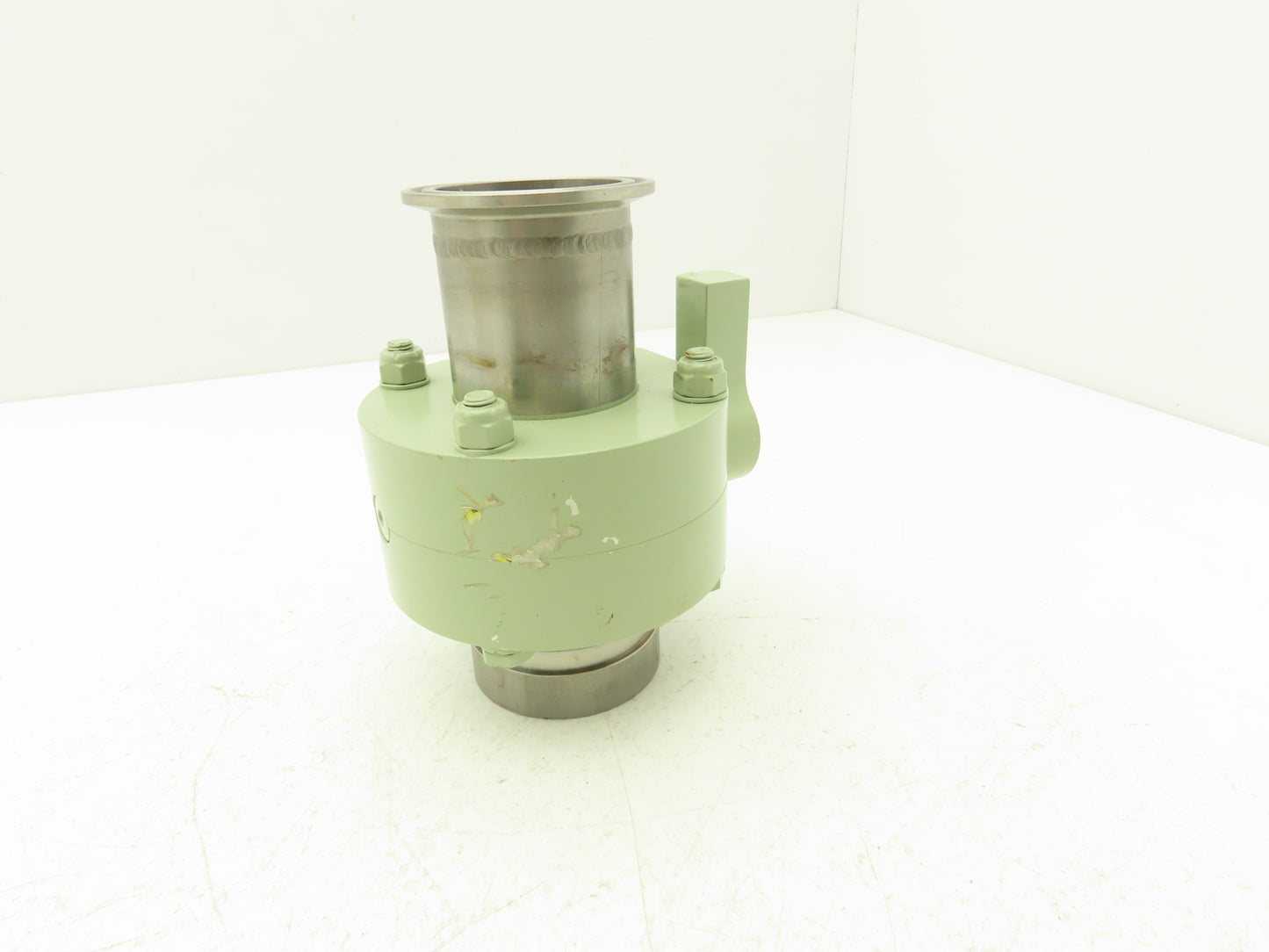 NA NA 2" Butterfly Valve Manuel 2-1/2" Flange & 2-3/8" Smooth Coupler SS Tube