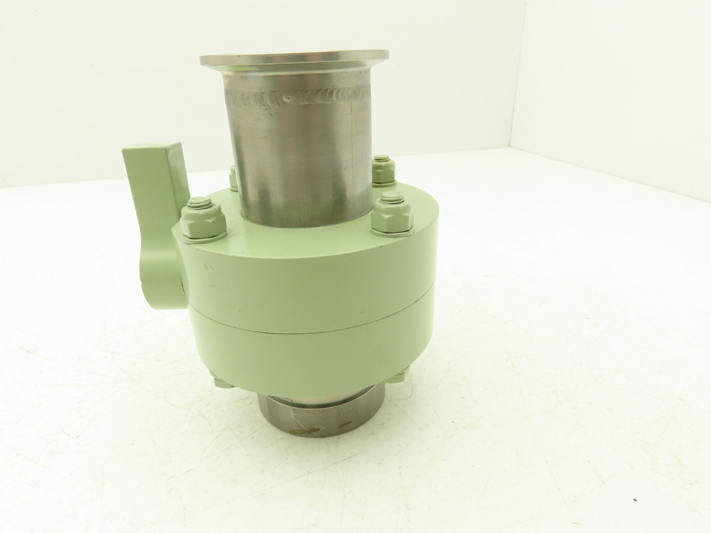 NA NA 2" Butterfly Valve Manuel 2-1/2" Flange & 2-3/8" Smooth Coupler SS Tube