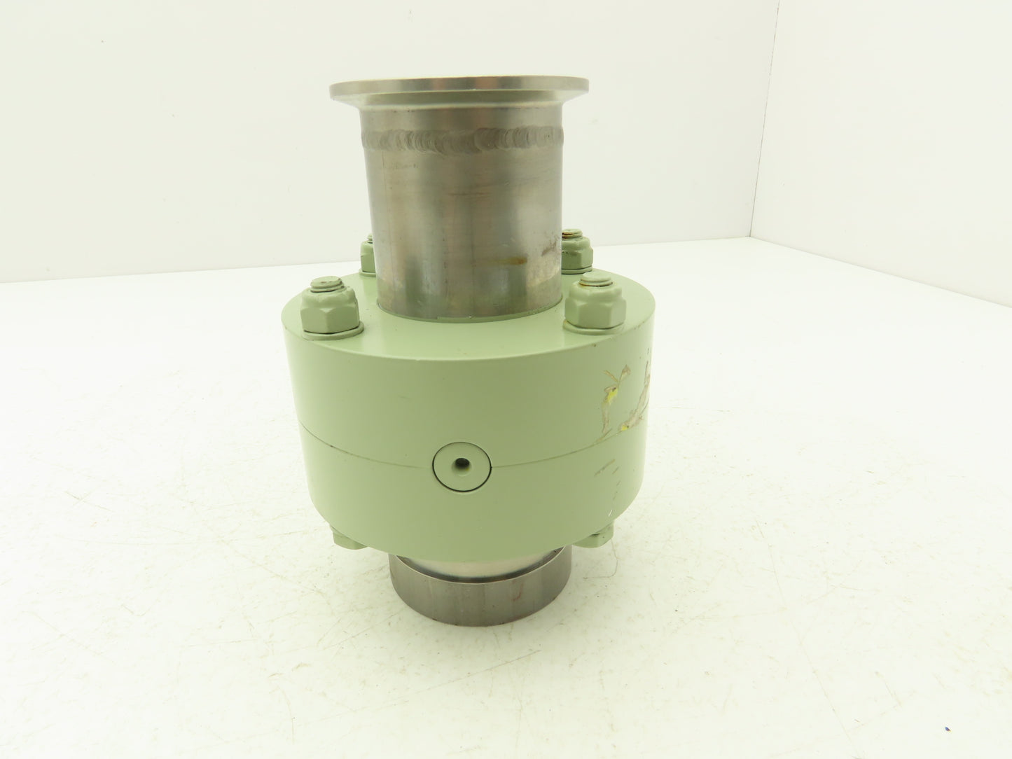 NA NA 2" Butterfly Valve Manuel 2-1/2" Flange & 2-3/8" Smooth Coupler SS Tube
