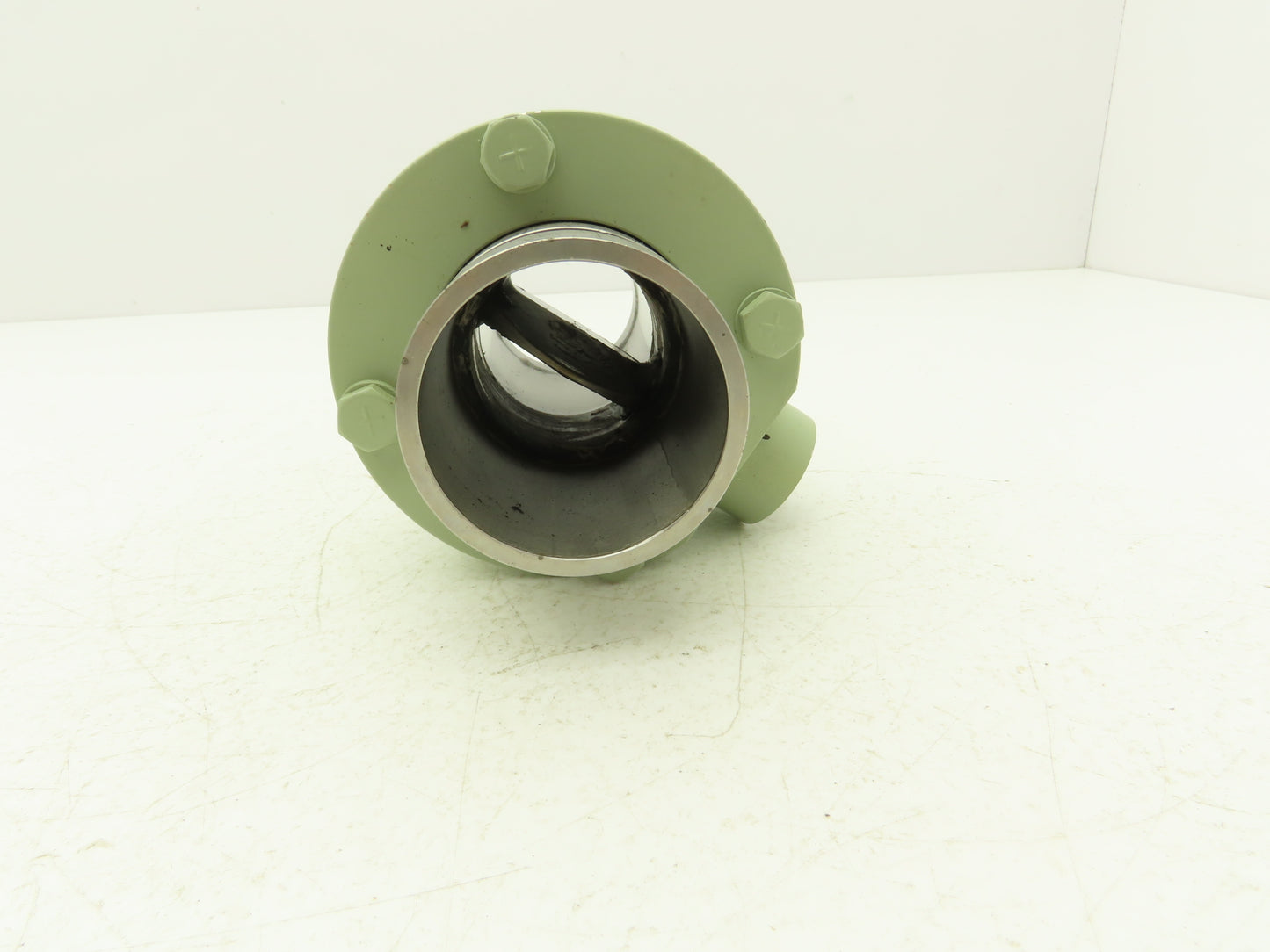 NA NA 2" Butterfly Valve Manuel 2-1/2" Flange & 2-3/8" Smooth Coupler SS Tube