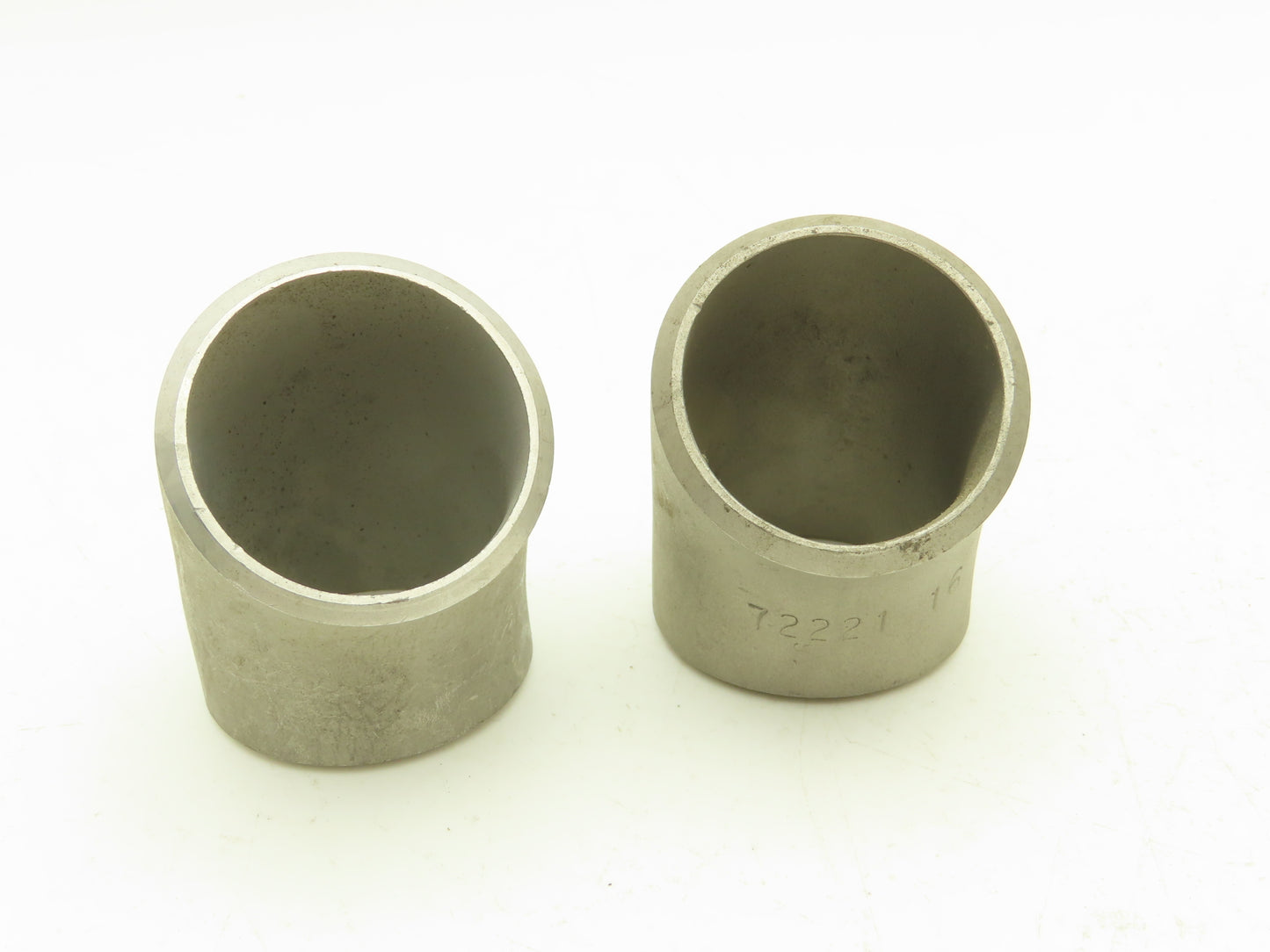 316L SCH 40S Stainless Steel 45° Elbow 1-1/2" Butt Weld Lot of 16