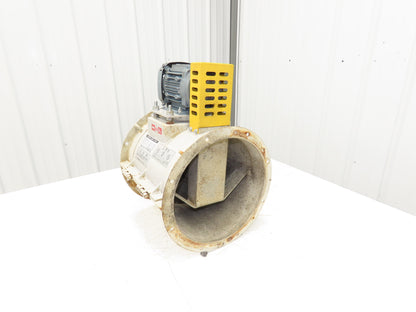 Fulta Electric DBRO3M236 Tube Axial Blower Duct Fan 12" 1000 CFM 0.5kw 220V 3PH