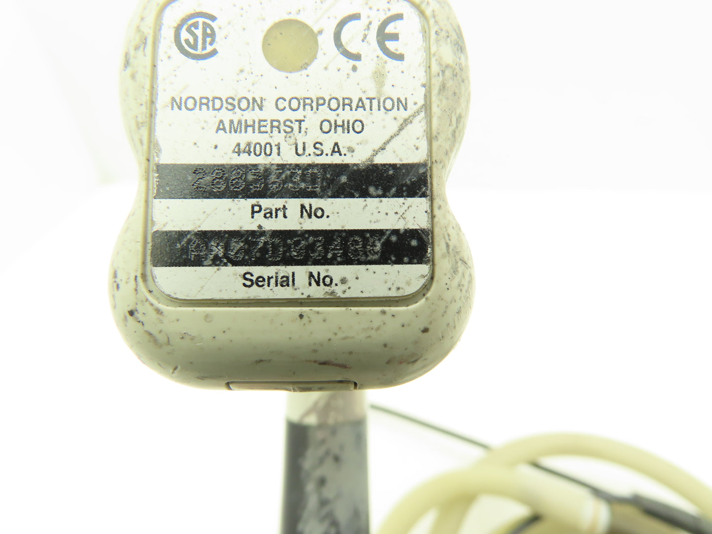 Nordson 288563D Sure Coat Manual Electrostatic Powder Coat Spray Gun *Read