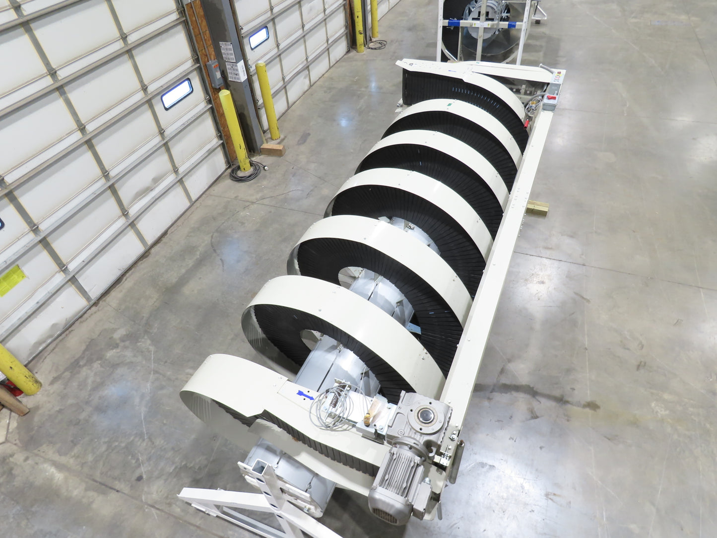 Ryson 1300-400-A1-6 Elevating Spiral Conveyor 16" Belt 2Hp 230/460V 3PH 17' 4"H