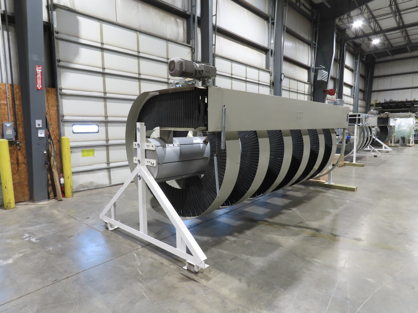 Ryson 1300-400-A1-6 Elevating Spiral Conveyor 16" Belt 2Hp 230/460V 3PH 17' 4"H