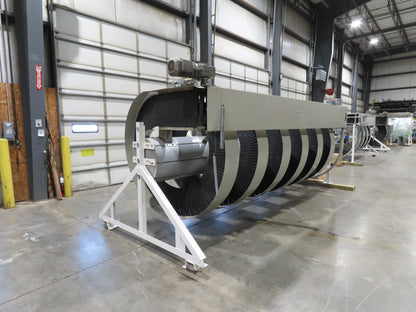 Ryson 1300-400-A1-6 Elevating Spiral Conveyor 16" Belt 2Hp 230/460V 3PH 17' 4"H