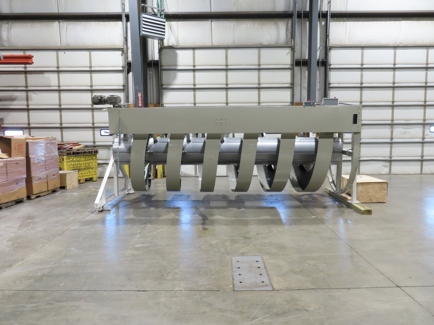 Ryson 1300-400-A1-6 Elevating Spiral Conveyor 16" Belt 2Hp 230/460V 3PH 17' 4"H