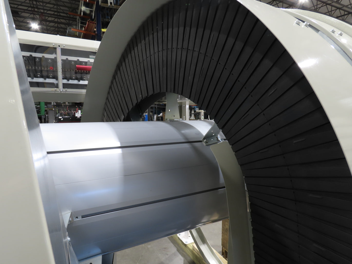 Ryson 1300-400-B3 Elevating Spiral Conveyor 16" Slat Belt 2Hp 230/460V 3PH 14'H