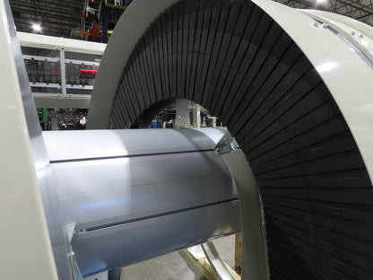 Ryson 1300-400-B3 Elevating Spiral Conveyor 16" Slat Belt 2Hp 230/460V 3PH 14'H