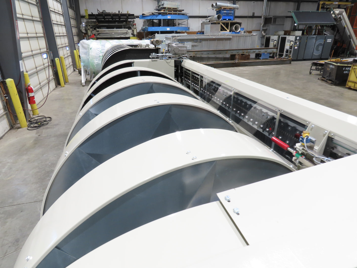 Ryson 1300-400-B3 Elevating Spiral Conveyor 16" Slat Belt 2Hp 230/460V 3PH 14'H