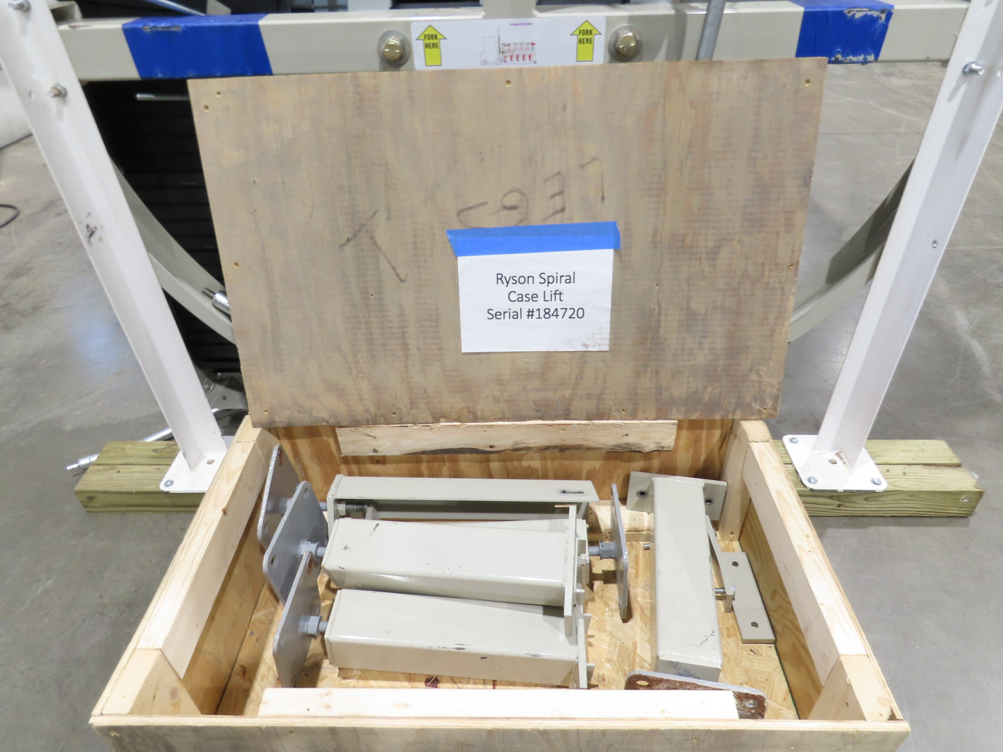 Ryson 1300-400-B3 Elevating Spiral Conveyor 16" Slat Belt 2Hp 230/460V 3PH 14'H