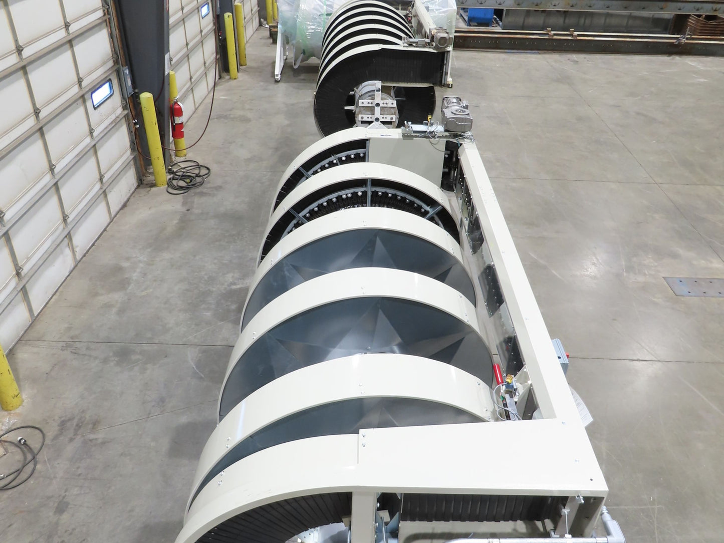 Ryson 1300-400-B3 Elevating Spiral Conveyor 16" Slat Belt 2Hp 230/460V 3PH 14'H