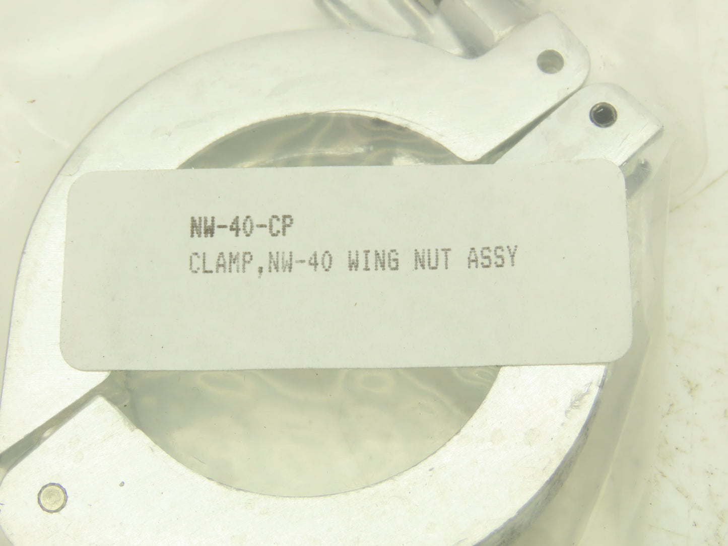 Nor-Cal NW-40-CP Aluminum Wing Nut Clamp Mixed for DN 40 ISO-KF Flange Lot of 20
