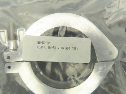 Nor-Cal NW-50-CP Aluminum Wing Nut Clamp for DN 50 ISO-KF Flange Lot of 6