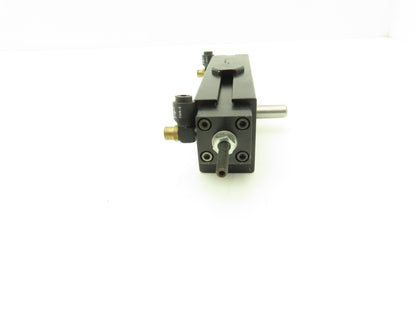 Parker XR077-090FT-RB23-A Pneumatic Rotary Actuator 3/8" Shaft 90Deg Rotation