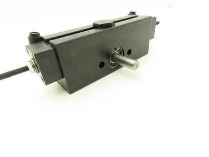 Parker XR077-090FT-RB23-A Pneumatic Rotary Actuator 3/8" Shaft 90Deg Rotation