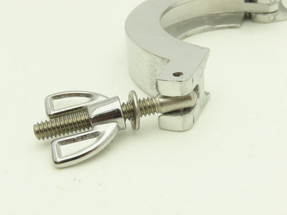 Nor-Cal NW-50-CP Aluminum Wing Nut Clamp for DN 50 ISO-KF Flange Lot of 7