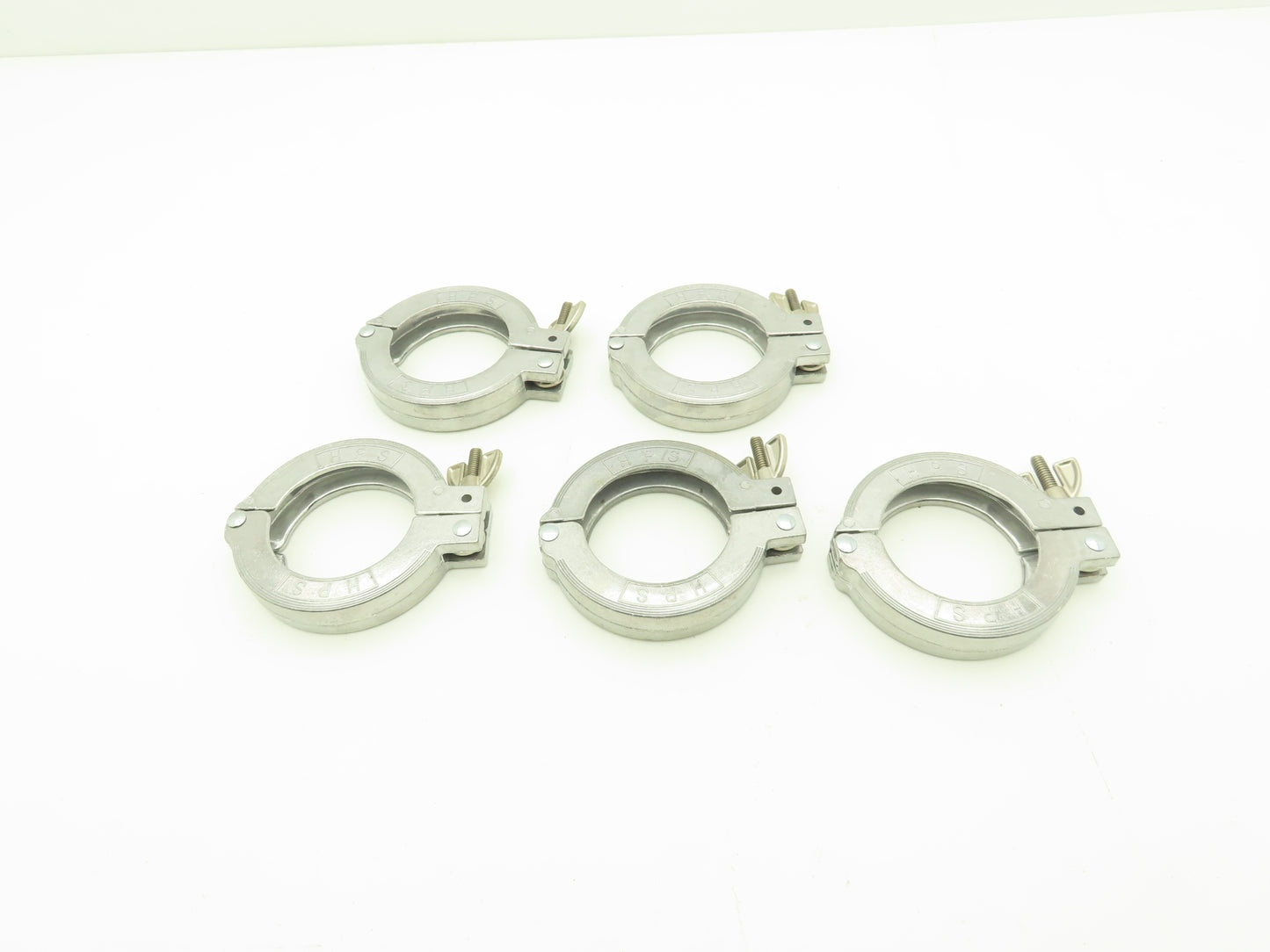 MKS Instruments 100312906 Aluminum Wing Nut Clamp NW 50 ISO-KF Flange Lot of 5