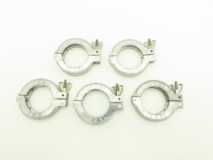 MKS Instruments 100312906 Aluminum Wing Nut Clamp NW 50 ISO-KF Flange Lot of 5