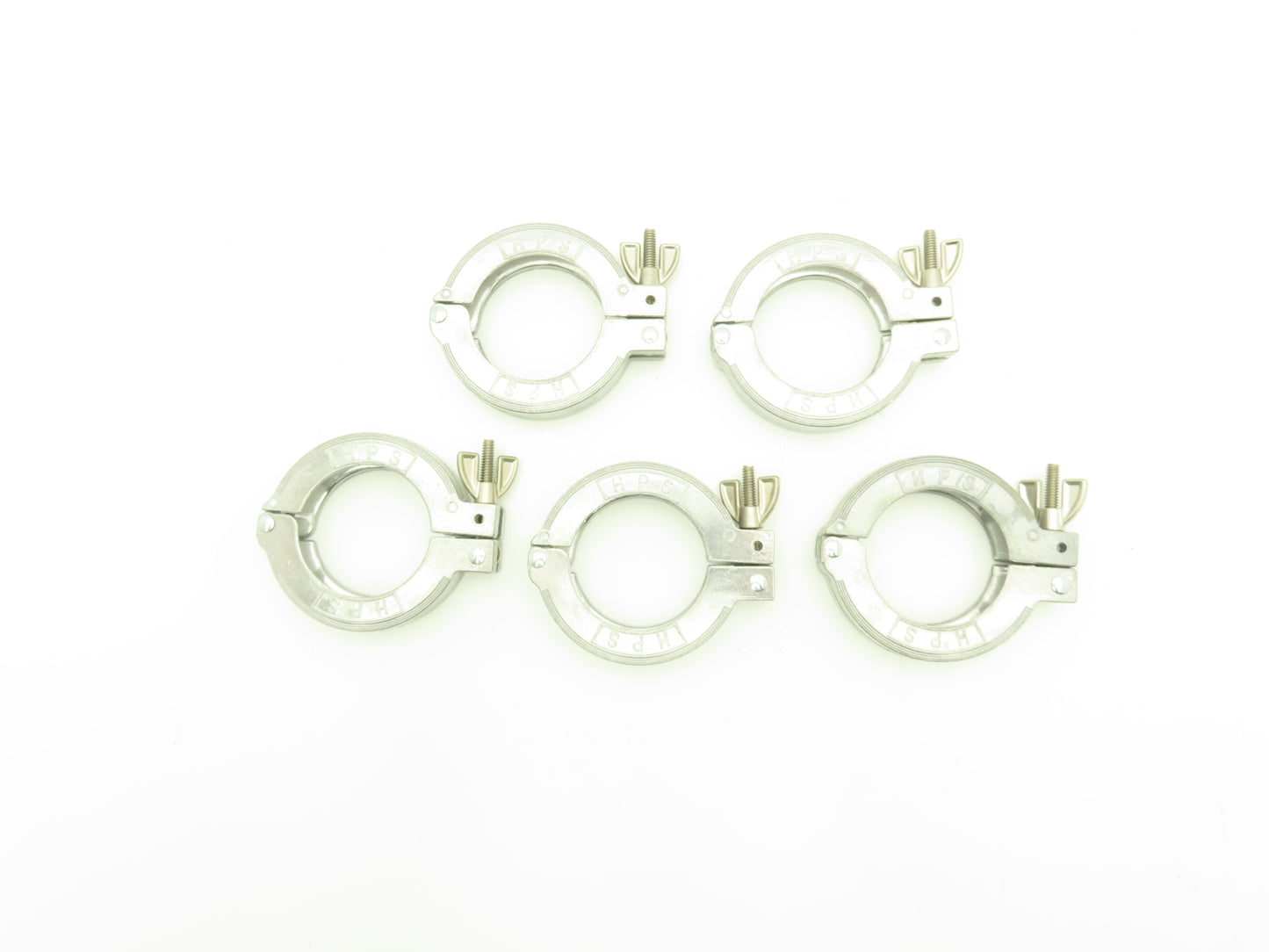 MKS Instruments 100312906 Aluminum Wing Nut Clamp NW 50 ISO-KF Flange Lot of 5