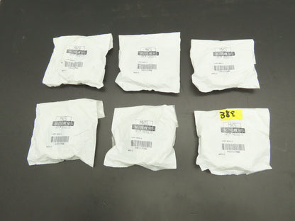 MKS Instruments 100312906 Aluminum Wing Nut Clamp NW 50 ISO-KF Flange Lot of 6