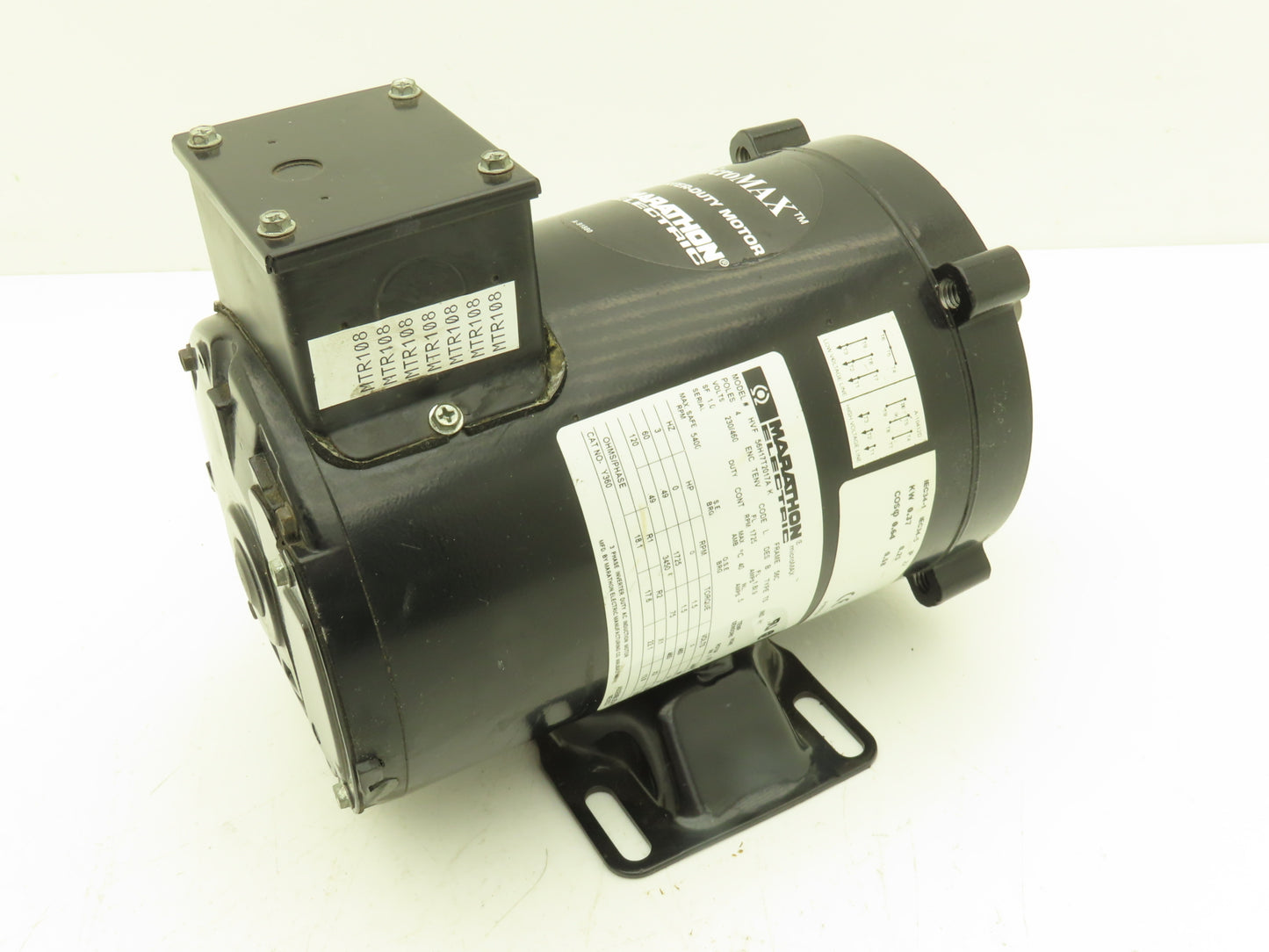 Marathon 56H17T2017A MicroMax Inverter Duty AC Motor 0.5Hp 1725rpm 230/460V 56C