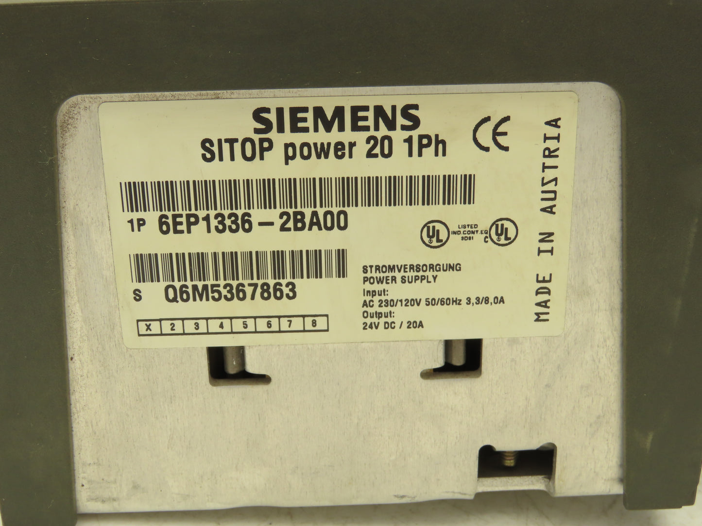 Siemens 6EP1336-2BA00 SITOP Power Supply 24V 20A Output Lot of 3