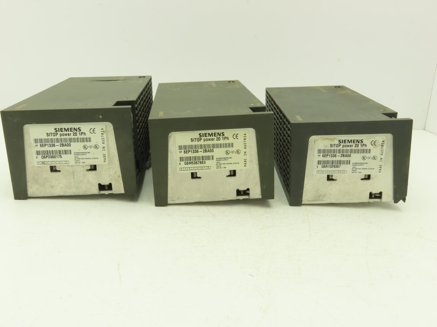 Siemens 6EP1336-2BA00 SITOP Power Supply 24V 20A Output Lot of 3