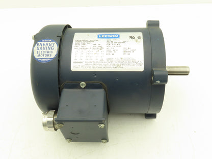 Leeson Electric C4T17FC9B AC Motor 1/4Hp 1725 RPM 230/460V 3PH 56C 101767.00