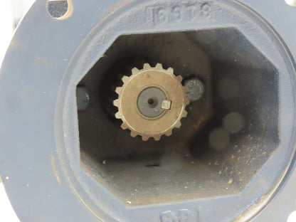 Leeson IronMan BM821-25-L-56 Worm Gearbox 25:1 Reducer 1Hp 70rpm 56C LH