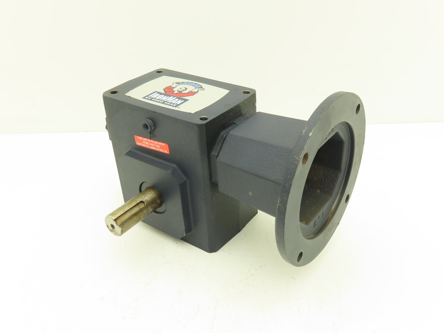 Leeson IronMan BM821-25-L-56 Worm Gearbox 25:1 Reducer 1Hp 70rpm 56C LH