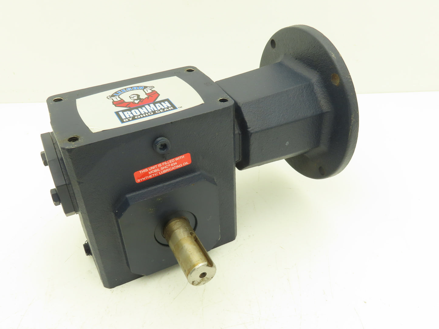 Leeson IronMan BM821-25-L-56 Worm Gearbox 25:1 Reducer 1Hp 70rpm 56C LH