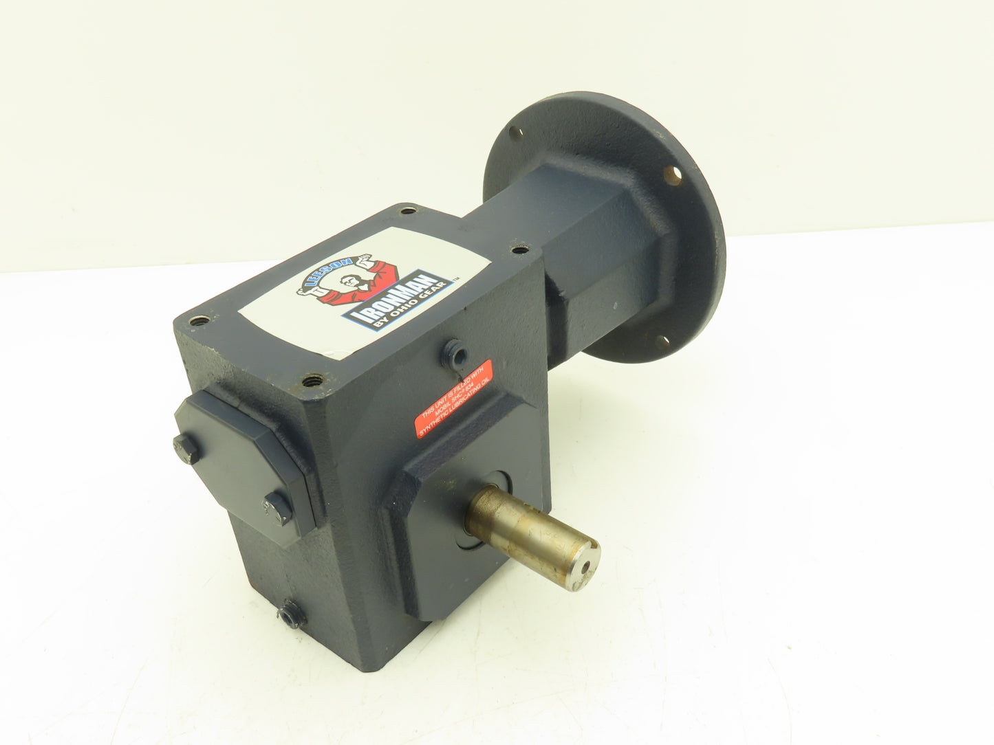 Leeson IronMan BM821-25-L-56 Worm Gearbox 25:1 Reducer 1Hp 70rpm 56C LH