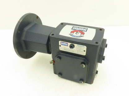 Leeson IronMan BM821-25-L-56 Worm Gearbox 25:1 Reducer 1Hp 70rpm 56C LH