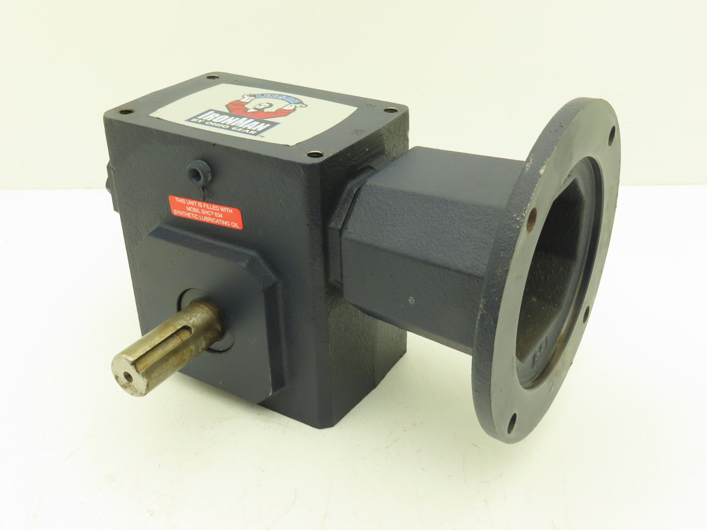 Leeson IronMan BM821-25-L-56 Worm Gearbox 25:1 Reducer 1Hp 70rpm 56C LH