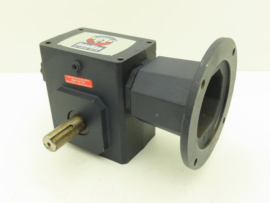 Leeson IronMan BM821-25-L-56 Worm Gearbox 25:1 Reducer 1Hp 70rpm 56C LH