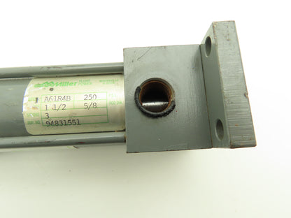 Miller Fluid Power A61R4B Pneumatic Air Cylinder 1-1/2" Bore 3" Stroke 250PSI