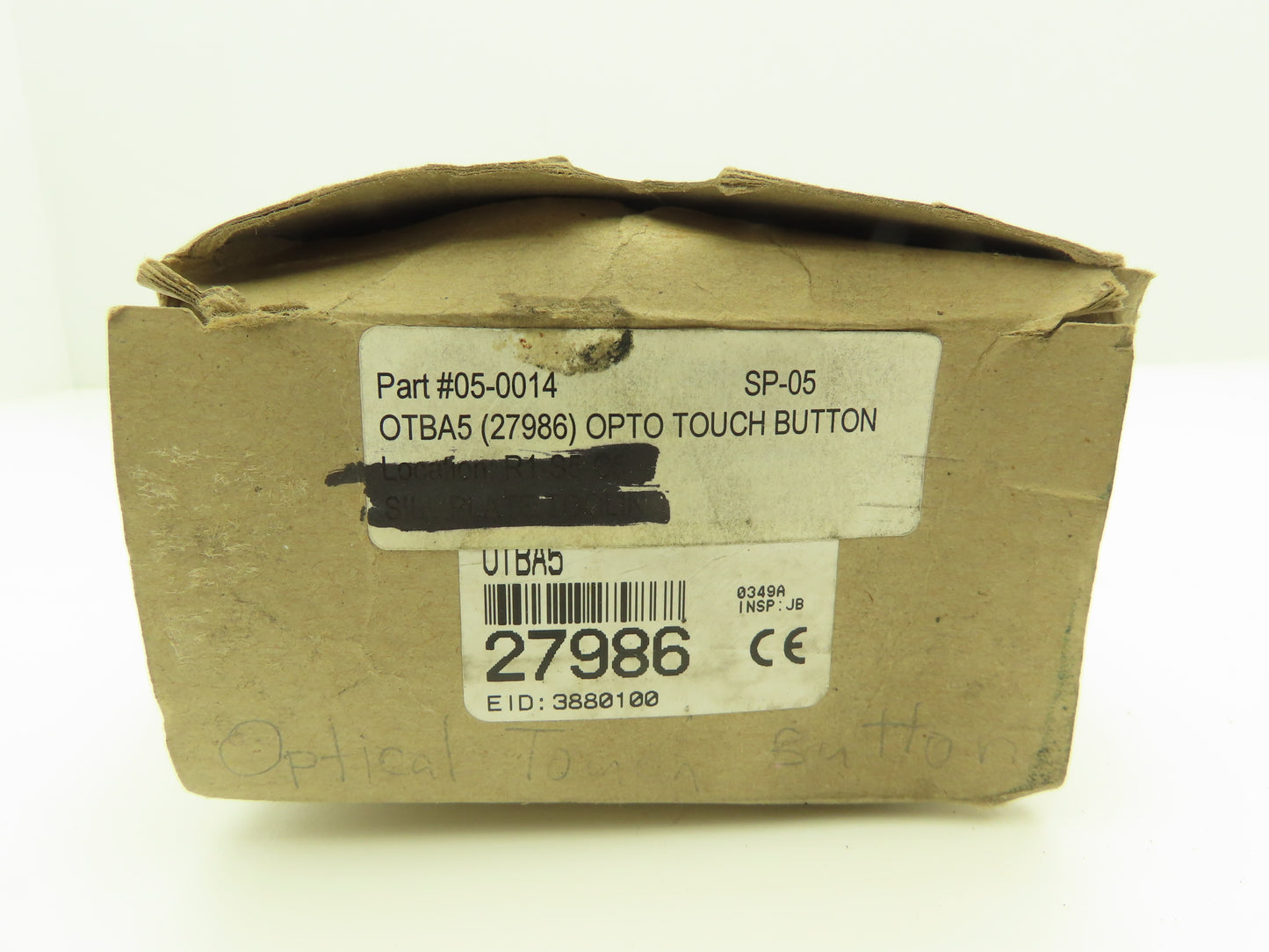 Banner OTBA5 Optical Touch Button Momentary Switch Sensor