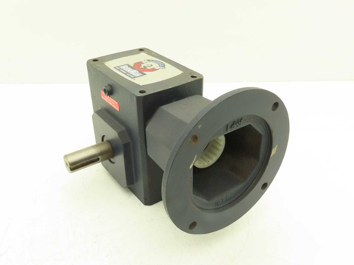 Leeson IronMan BM821-50-L-56 Worm Gearbox 50:1 Reducer 1/4Hp 35rpm 56C LH