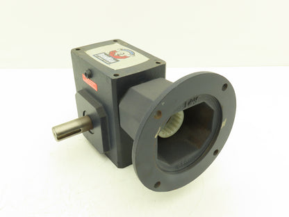 Leeson IronMan BM821-50-L-56 Worm Gearbox 50:1 Reducer 1/4Hp 35rpm 56C LH