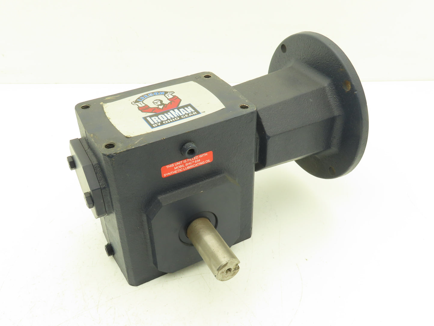 Leeson IronMan BM821-50-L-56 Worm Gearbox 50:1 Reducer 1/4Hp 35rpm 56C LH