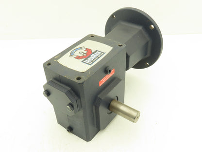 Leeson IronMan BM821-50-L-56 Worm Gearbox 50:1 Reducer 1/4Hp 35rpm 56C LH