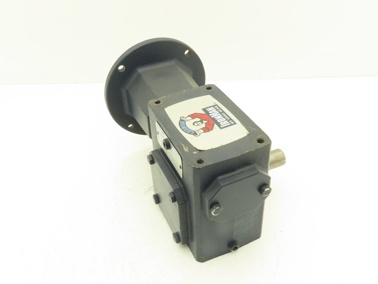 Leeson IronMan BM821-50-L-56 Worm Gearbox 50:1 Reducer 1/4Hp 35rpm 56C LH