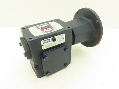 Leeson IronMan BM821-50-R-56 Worm Gearbox 50:1 Reducer 1/2Hp 35rpm 56C RH